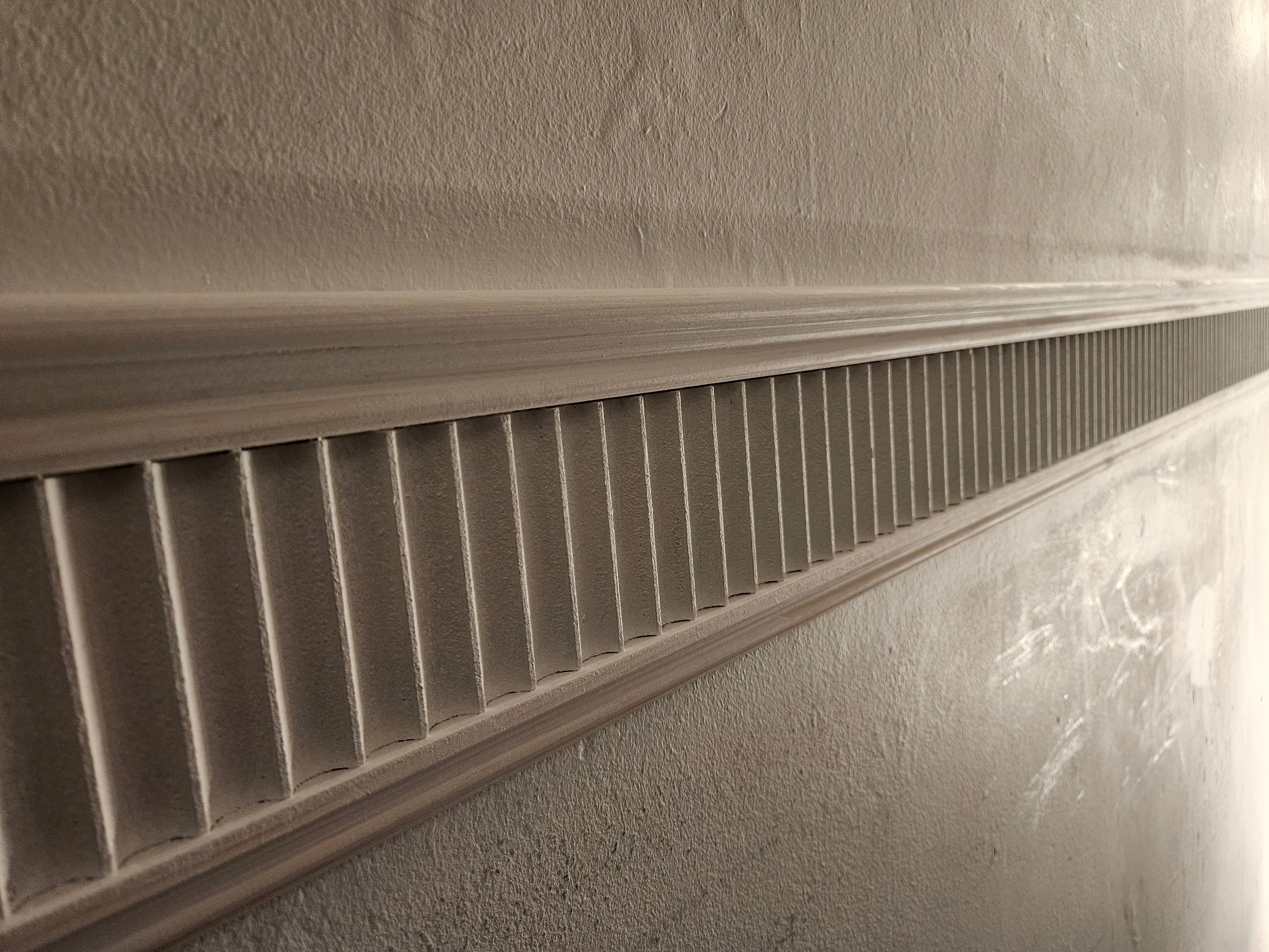 Dado Rail Fluted/Ribbed Decoration Tape Dado Rail Fluted/Ribbed Decoration Tape